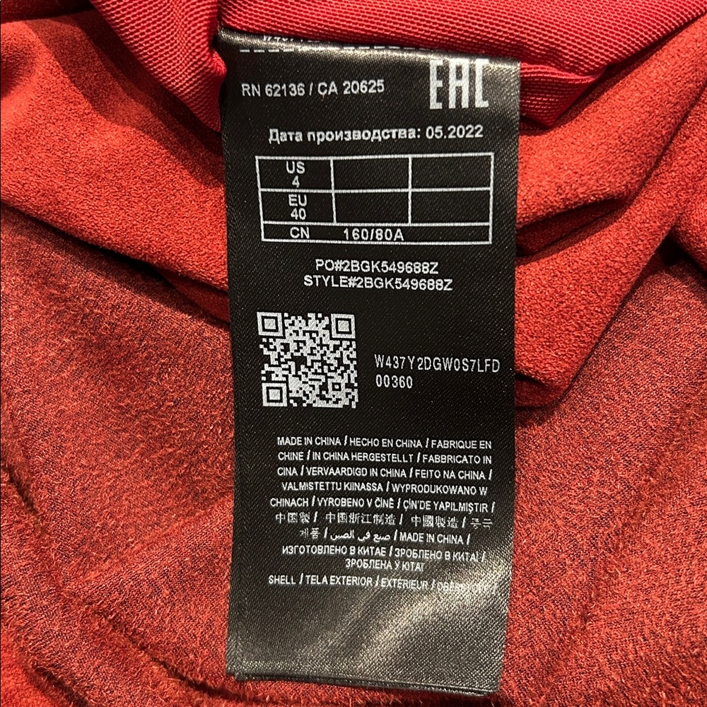 Guess by Marciano Burnt Rust Coloured Dress - Picture 7 of 7